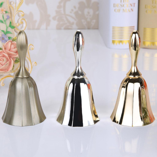 Campana De Servicio De Timbre De Mano De Estilo Dorado 2