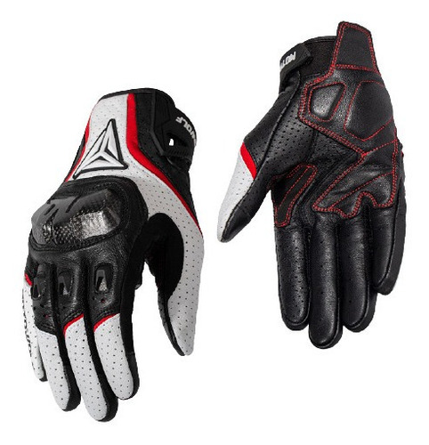 Guantes Moto Motowolf 0305 Piel Transpirable Táctil Premium Talla Xl