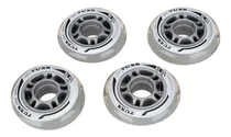 Comprar Set 4 Ruedas Rollers 72 76 80 Mm 82a Siliconada Cama Pilates
