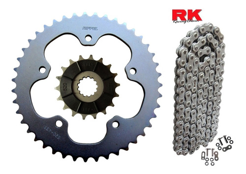 Kit Relação Riffel Rk Triumph Boneville 865 Com Retentor