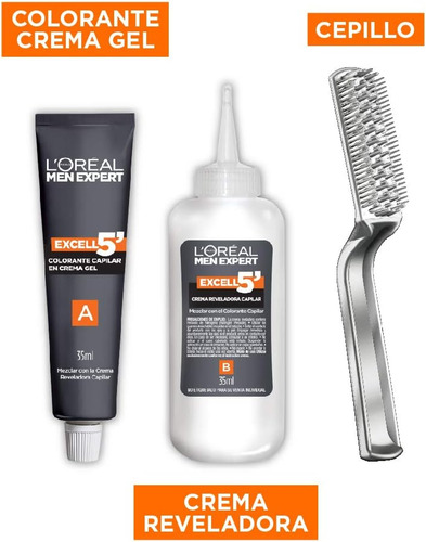 Loreal Men Expert Ecxell 5 3 Castaño Oscuro Natural