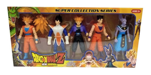 Figuras Dragon Ball Set De 5 Muñecos Juguete Niño