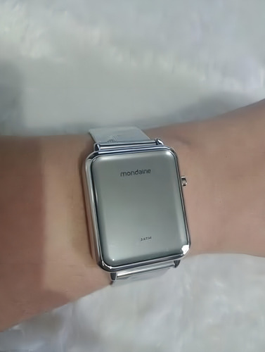 Relógio Mondaine Feminino Digital Led Prateado 32721l0mvne3
