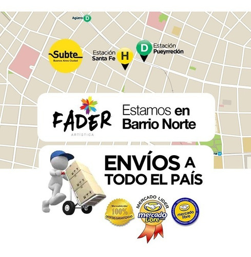 Limpiador De Pinceles De Metal Barrio Norte Fader