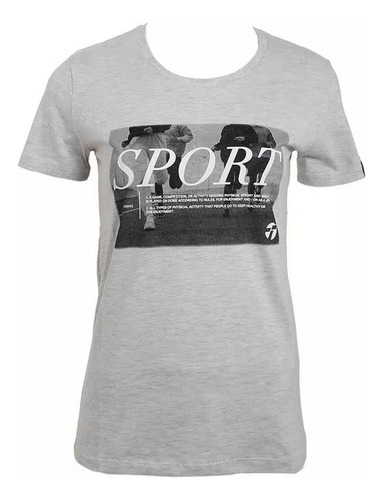 Remera Topper Gtw Mc Sport Grs Mel Moda Mujer