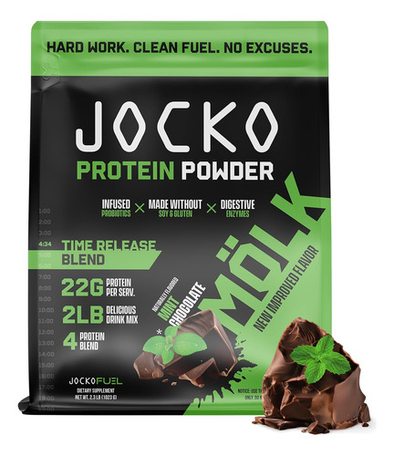 Jocko Mölk Proteína De Suero En Polvo - Keto, Probióticos, A
