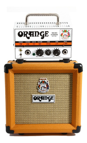 Imagen 1 de 11 de Combo Cabeazal Orange Micro Terror + Caja Orange Ppc108