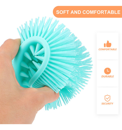Cepillo De Silicona Para Baño De Silicona Para Bebés, Masaje