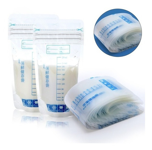 Pack 120 Bolsas De Almacenamiento De Leche Materna 250ml