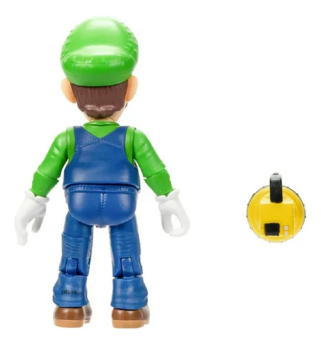 Figura De Super Mario Bros La Pelicula Luigi Con Linterna