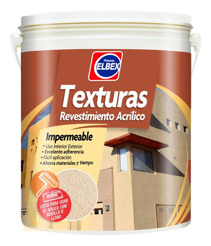 Textura Arilica Elbex Fina 25 Kg Int/ext 2000 Colores. 