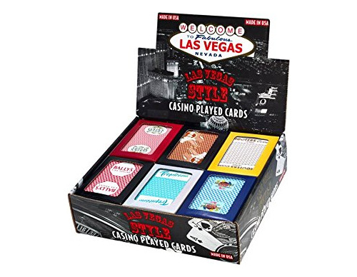 Baraja De Casino Las Vegas - Colores Y Estilos Surtidos (1 P