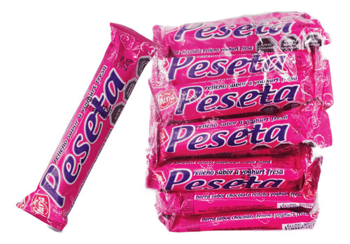 Peseta Con Relleno Yogurht Fresa - Fruna (bolsa Con 20 Uni)
