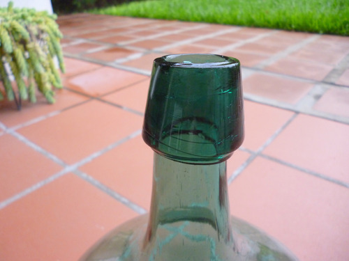 Damajuana Antigua Botellon 5 Litros Artesanal Verde