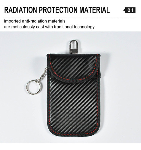 2025 Funda Para Llavero Con Bloqueo De Señal Rfid,
