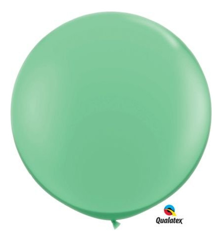 Globo Latex 36  Redondo Qualatex Verde Wintergreen