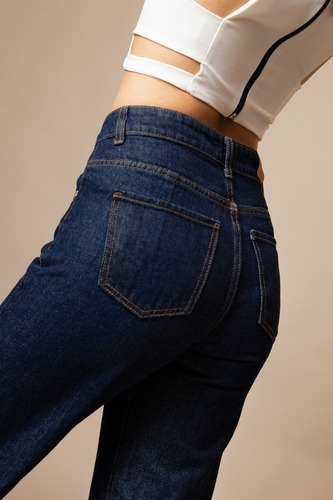 Jean Culotte Rigido Mujer