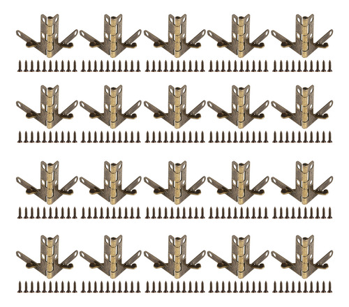 20pcs Bisagra De Resorte De Soporte De Ángulo De 90 ° Para J