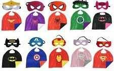 Capa Disfraz Para Bebés Más Antifaz De Superheroes
