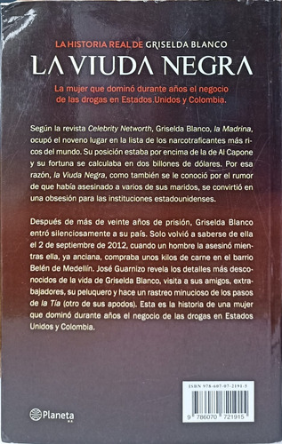 La Viuda Negra / M De José Guarnizo (Usado)