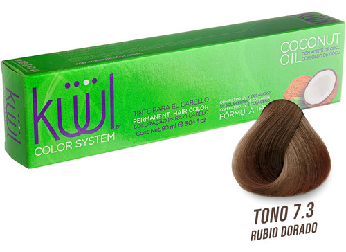 Küül Color System Tinte Permanente Rubio Dorado 90 Ml Tono 7.3 Rubio Dorado