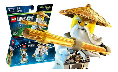 Lego Dimensions Sensei Wu Fun Pack 71234