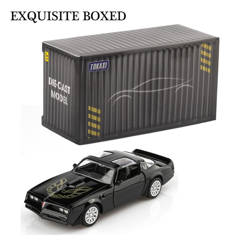 Tokaxi Scale 1978 Pontiac Firebird Trans Am Diecast Car Mode