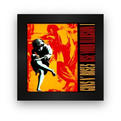 Quadro Azulejo Com Moldura Guns In Roses Use Your Illusion I