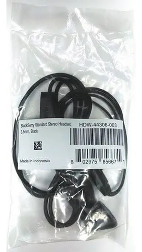Auriculares Estéreo Originales Hdw- - Cable 3 5mm - Negro