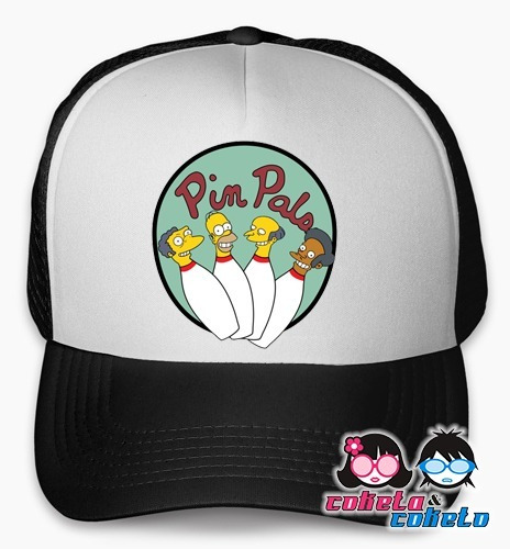 Gorra Simpsons Pin Pals Bowling Homero Apu Burns Moe