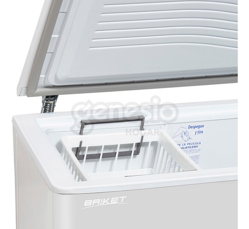 Freezer Horizontal Briket Fr 2500 Bl Hca1 224 Lts Blanco