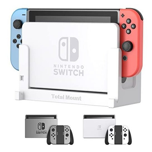 Soporte De Pared Para Nintendo Switch Totalmount Blanco