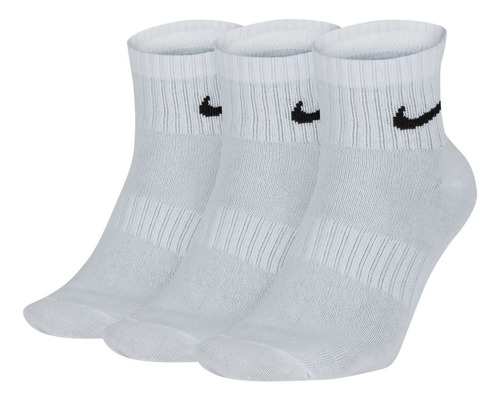 Pack De Medias Nike Everyday Ltwt Ankle 3pr En Blanco/negro 