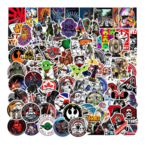 300 Adesivos Malas Viagem Cartoon Geladeira Notebook Skate