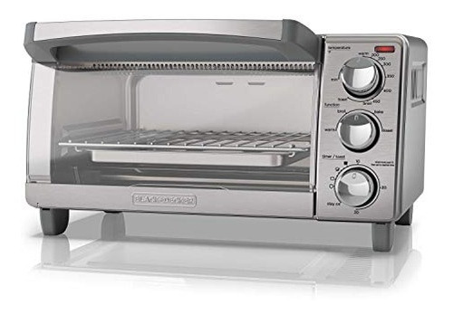 Horno Tostador Natural Blackdecker De 4 Rebanadas