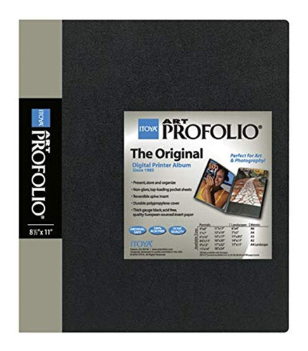 Itoya Art Profolio 8 1/2 X 11 Almacenamiento / Display Book 