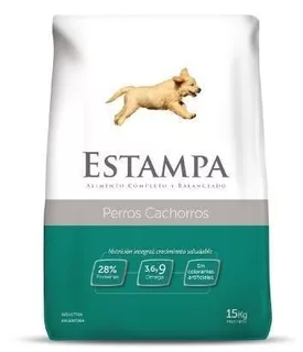 Alimento Estampa Premium para perro cachorro en bolsa de 15 kg