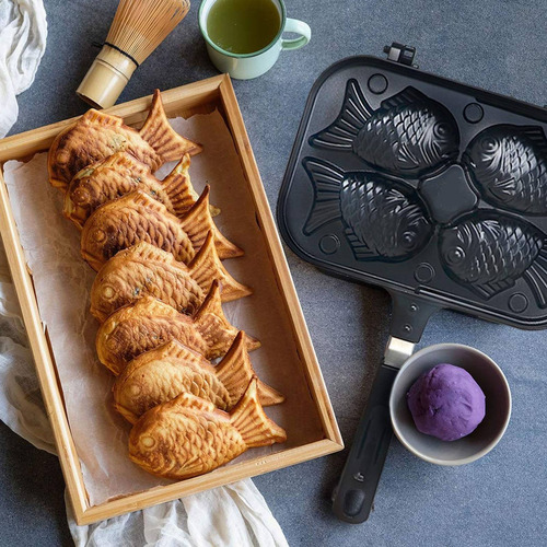 Máquina Para Hacer Pasteles Taiyaki Con Forma De Pez, Antiad