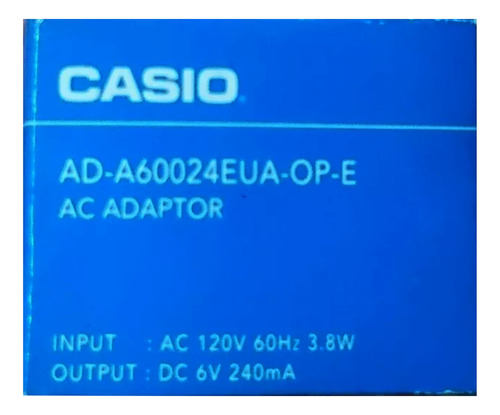 Adaptadores Para Sumadoras Transformador 6v Ad-a60024eua