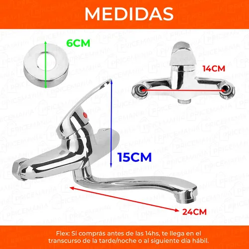 Precio de canilla mezcladora para cocina hotsell