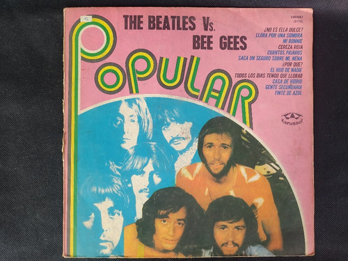 Disco Vinilo The Beatles Vs Bee Gees Popular #4725