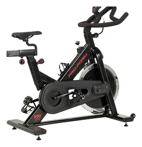 Bicicleta De Spinning Fija Proform 500 Spx Negra 