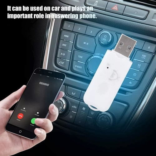 20 Pack Receptor Usb Bluetooth Música Estereo Auto Bocina