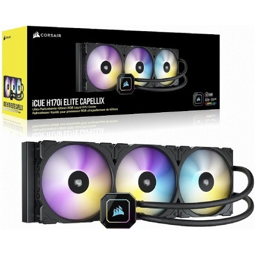 Enfriamiento Liquido Corsair Icue H170i Elite Capellix 