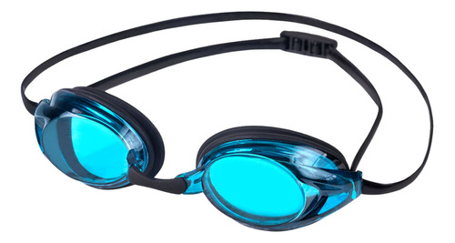 Óculos Natação Piscinas Ultra Fast Adulto Proteção Uv Vollo Cor Preto E Azul