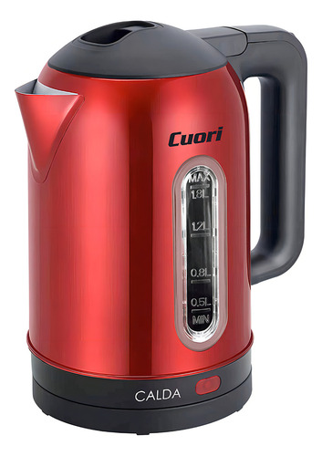 Jarra Eléctrica Cuori Calda 1800ml Acero Inox.