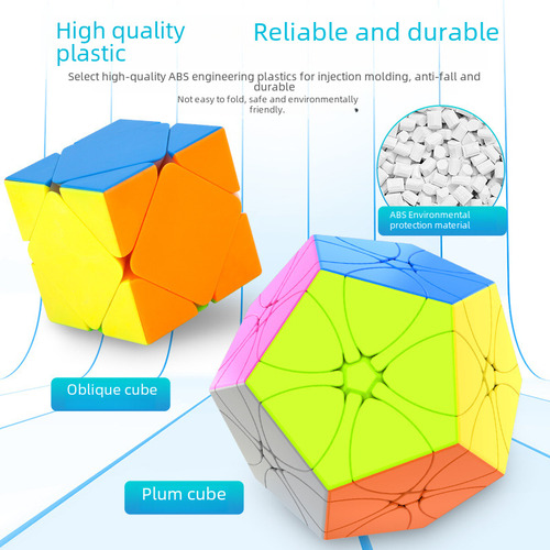 Cubo Mágico Pirámide Espejo 2x2 Rompecabezas Creativo