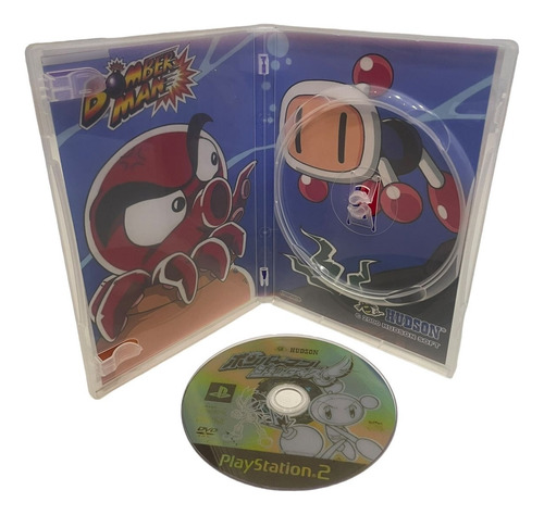 Bomberman Jetters Play 2 Com Capa E Pôster Ps2