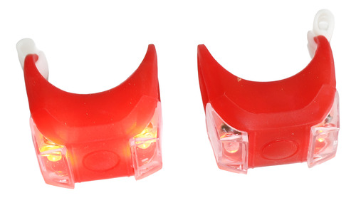 Luz Frontal Para Bici, 2 Focos Led Por Lado Del Manubrio