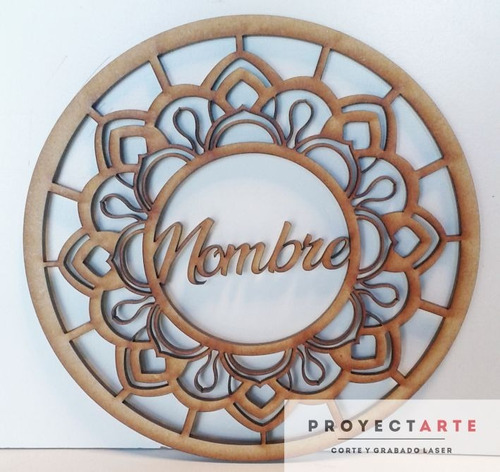 Atrapasueños Con Nombre Decoracion En Mdf De 3mm Proyectarte